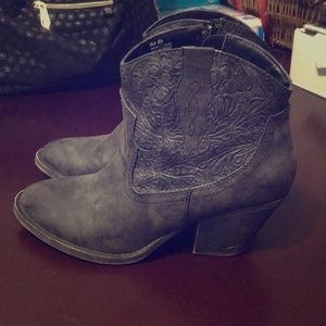 Ankle boots grey wash